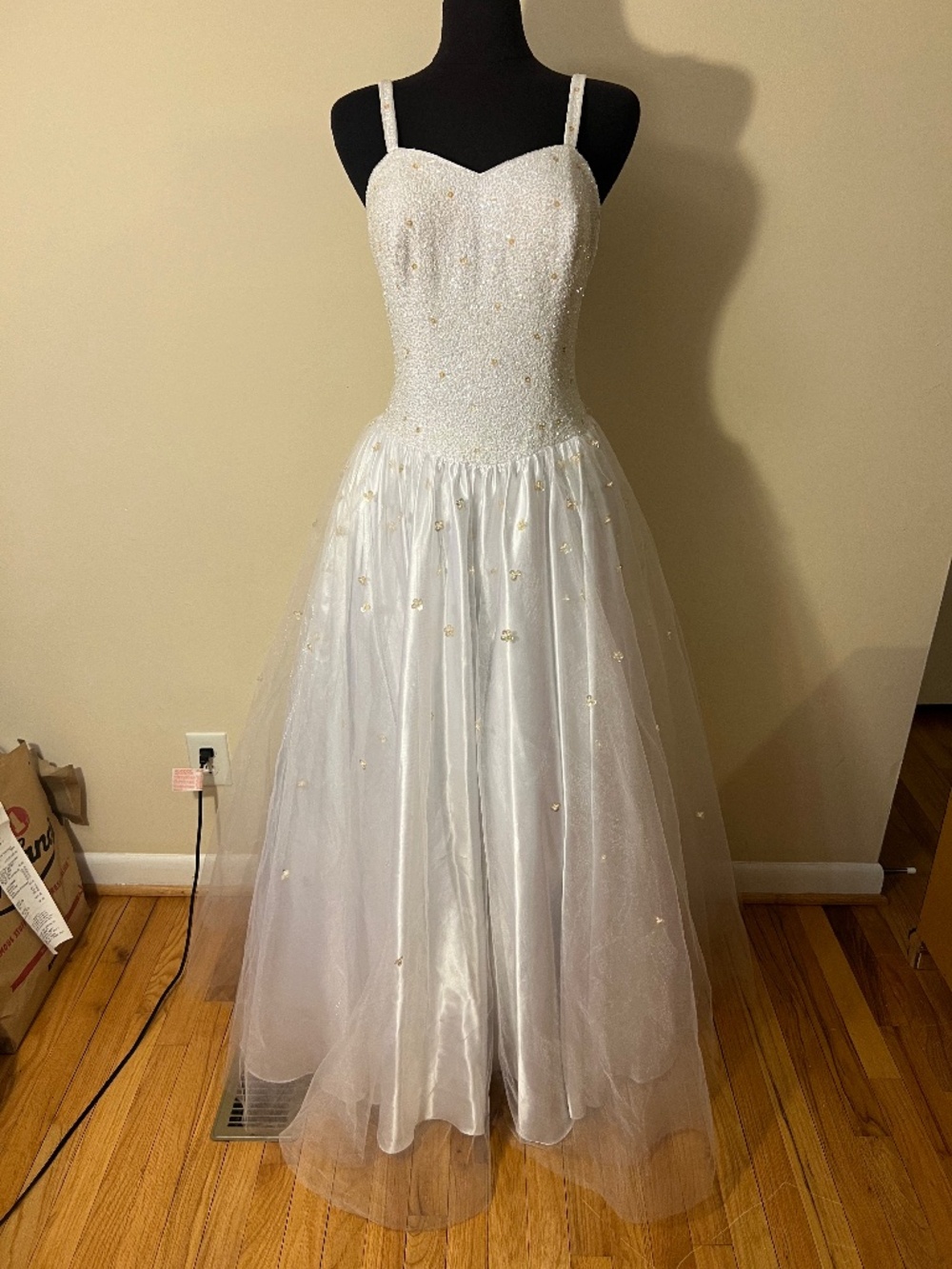 Forever Yours White Beaded Wedding Dress